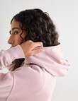 Zest Lounge Brushed Hoodie, Pink product photo View 06 S