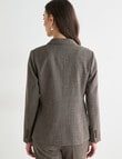 Oliver Black Long Sleeve Classic Blazer, Truffle product photo View 02 S