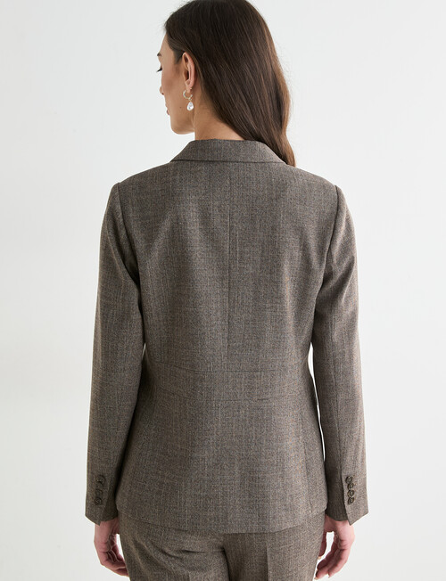 Oliver Black Long Sleeve Classic Blazer, Truffle product photo View 02 L