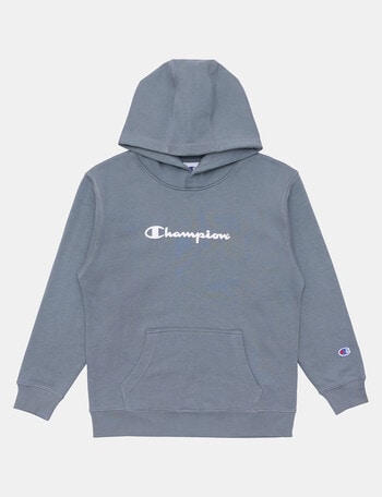 Champion Script Puff Hoodie, Mountain product photo