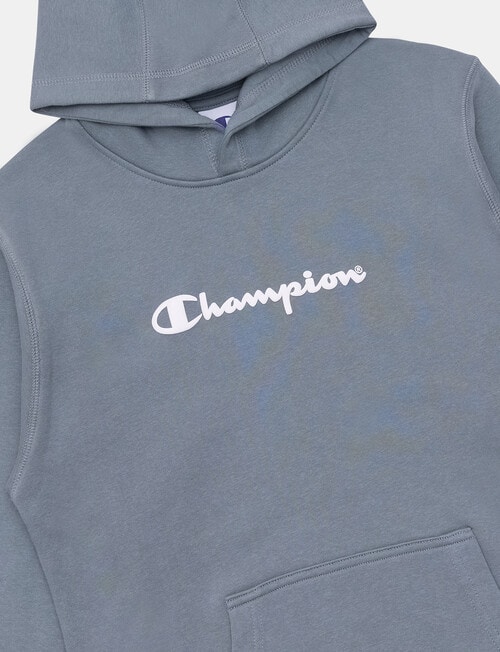 Champion Script Puff Hoodie, Mountain product photo View 03 L