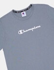 Champion Script Puff Short Sleeve Tee, Mountain product photo View 03 S