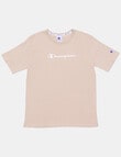 Champion Script Puff Short Sleeve Tee, Frost product photo