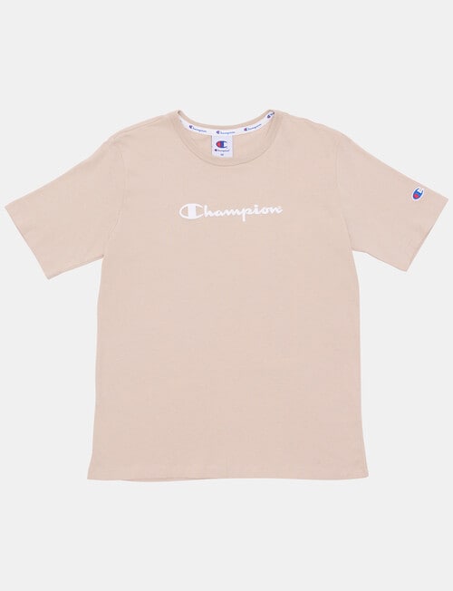 Champion Script Puff Short Sleeve Tee, Frost product photo