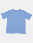 Champion Script Puff Short Sleeve Tee, Blue product photo View 02 S