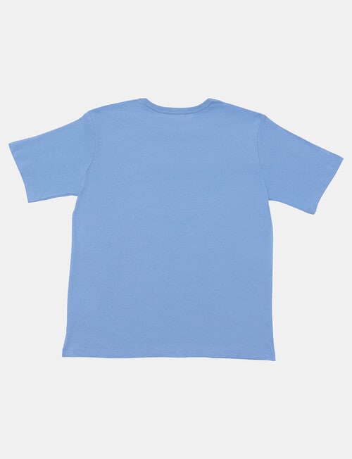 Champion Script Puff Short Sleeve Tee, Blue product photo View 02 L