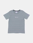 Champion Script Stripe Short Sleeve Tee, Mountain product photo