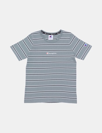 Champion Script Stripe Short Sleeve Tee, Mountain product photo