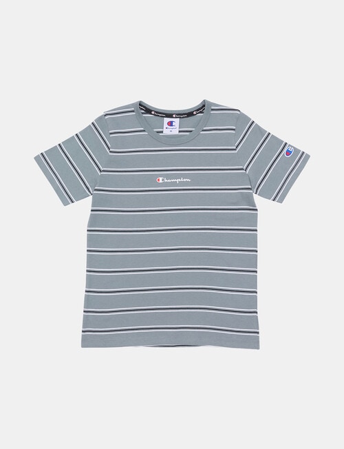 Champion Script Stripe Short Sleeve Tee, Mountain product photo