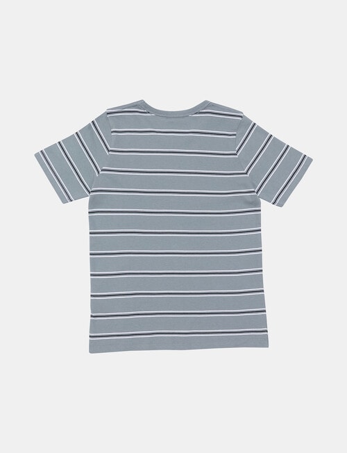 Champion Script Stripe Short Sleeve Tee, Mountain product photo View 02 L