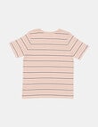Champion Script Stripe Short Sleeve Tee, Frost product photo View 02 S