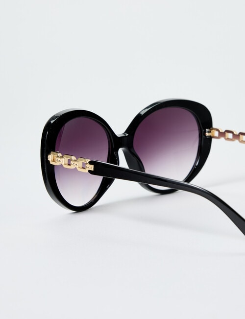 Whistle Lina Sunglasses, Black product photo View 04 L