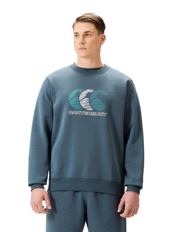 Canterbury Everyday Graphic Crew Sweater, Dark Slate product photo