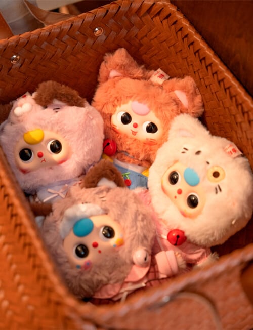 Baby Three Cat Wardrobe Plush Blind Box, Assorted product photo View 04 L