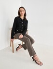 Oliver Black Long Sleeve Milano Cardigan, Black product photo View 07 S