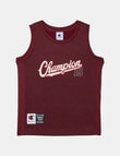 Champion Basketball Mesh Tank Top, Maroon product photo