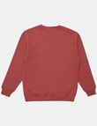 Champion Graphic Crew Pullover, Red product photo View 02 S