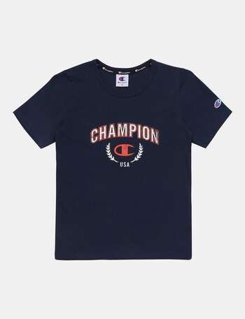 Champion Graphic Short Sleeve Tee, Navy product photo