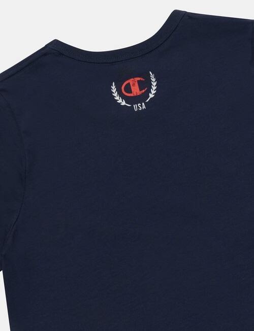 Champion Graphic Short Sleeve Tee, Navy product photo View 04 L
