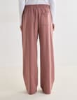 Zest Lounge Brushed Wide Leg Pant, Mauve Shadow product photo View 02 S