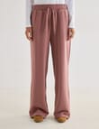 Zest Lounge Brushed Wide Leg Pant, Mauve Shadow product photo View 03 S