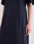 Jigsaw Cinch Knit Dress, Navy product photo View 05 S