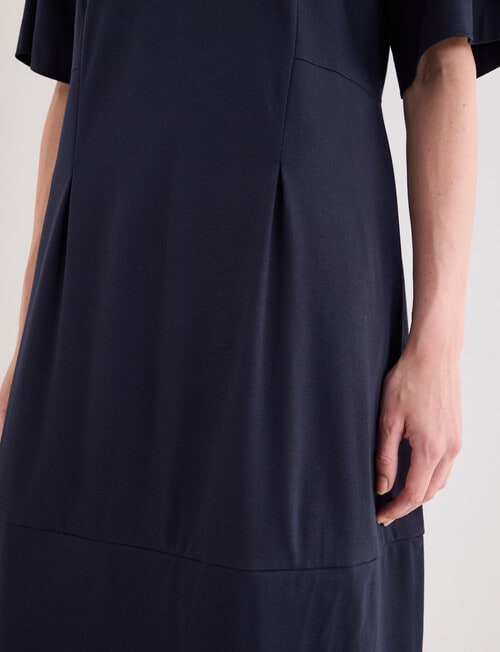 Jigsaw Cinch Knit Dress, Navy product photo View 05 L