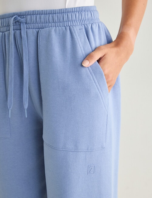 Zest Lounge Brushed Jogger, Smokey Blue product photo View 04 L