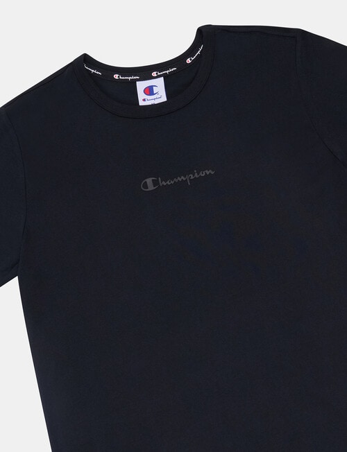 Champion Tonal Legacy Short Sleeve Tee, Black product photo View 03 L