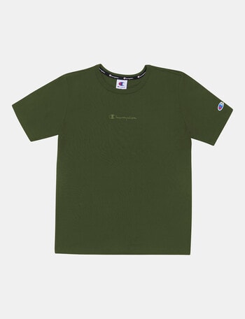 Champion Script Legacy Tonal Short Sleeve Tee, Green product photo