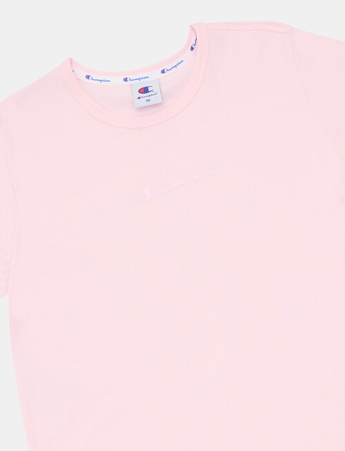 Champion Script Legacy Tonal Short Sleeve Tee, Pink product photo View 03 L