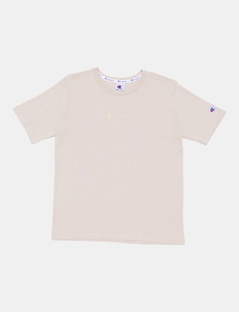 Champion Script Legacy Tonal Short Sleeve Tee, Sand product photo