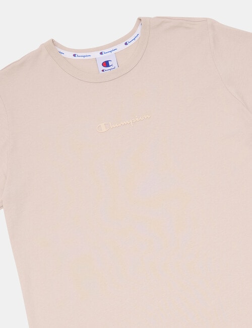 Champion Script Legacy Tonal Short Sleeve Tee, Sand product photo View 03 L