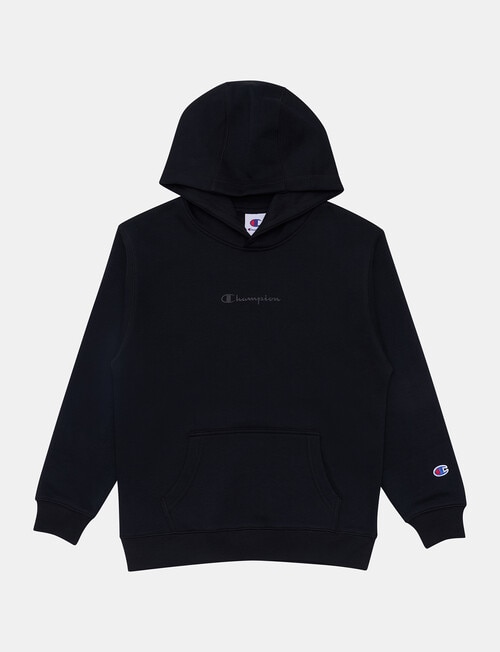 Champion Legacy Tonal Script Hoodie, Black product photo