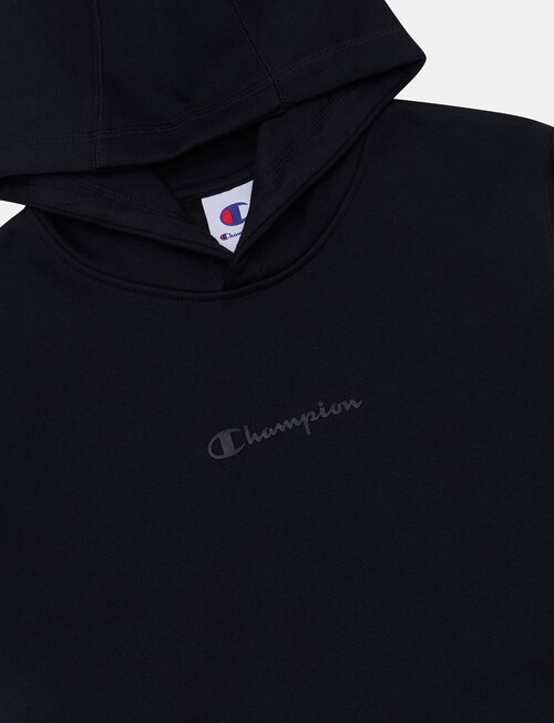Champion Legacy Tonal Script Hoodie, Black product photo View 03 L