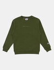 Champion Script Legacy Tonal Tonal Crew Sweatshirt, Black product photo