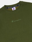 Champion Script Legacy Tonal Tonal Crew Sweatshirt, Black product photo View 03 S