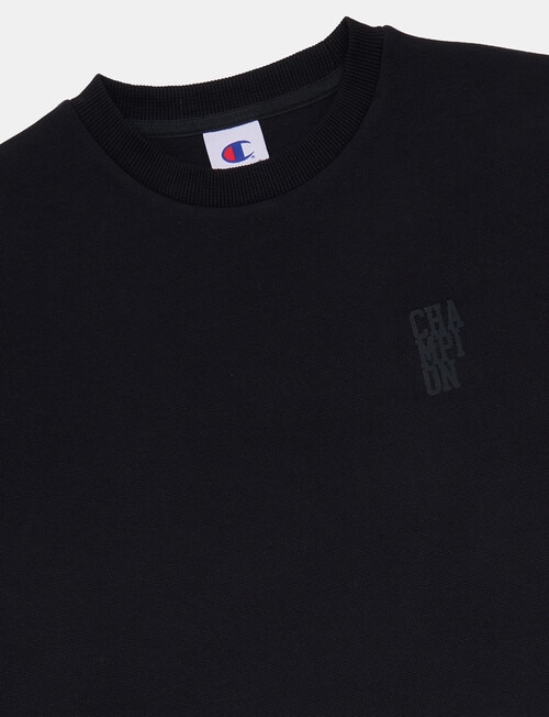 Champion Rochester Crew Sweatshirt, Black product photo View 03 L