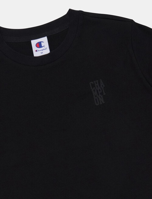 Champion Rochester Short Sleeve Tee, Black product photo View 03 L