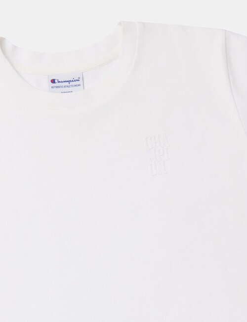 Champion Rochester Short Sleeve Tee, White product photo View 03 L