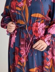 Studio Curve Floral Print Maxi Dress, Pink product photo View 05 S