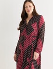 Whistle Stripe Shirt Dress, Cacao Stripe product photo View 12 S