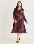 Whistle Stripe Shirt Dress, Cacao Stripe product photo View 13 S