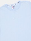 Champion Script Tonal Legacy Short Sleeve Tee, Blue product photo View 03 S