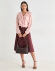 Whistle Long Sleeve Frill Top, Blush product photo View 03 S