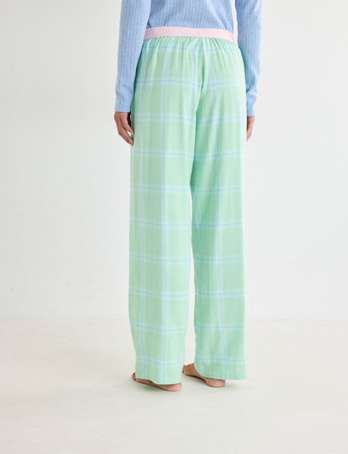 Zest Sleep Flannel Pant, Apple Check product photo View 02 L