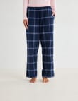 Zest Sleep Flannel Pant, Navy Check product photo