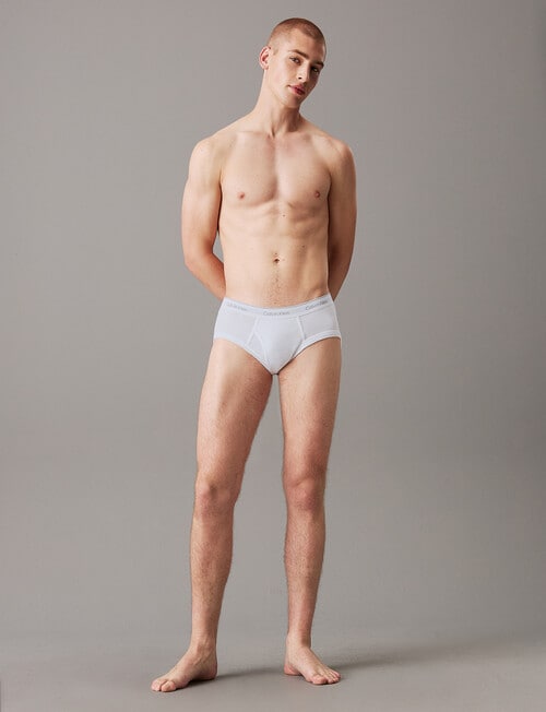 Calvin Klein Cotton Classic Brief, 3-Pack, White Mix product photo View 05 L