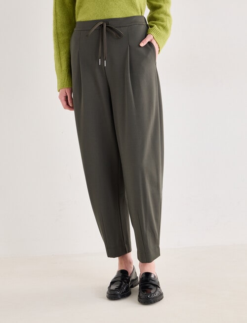 Jigsaw Nova Cocoon Ponti Pant, Khaki product photo View 02 L