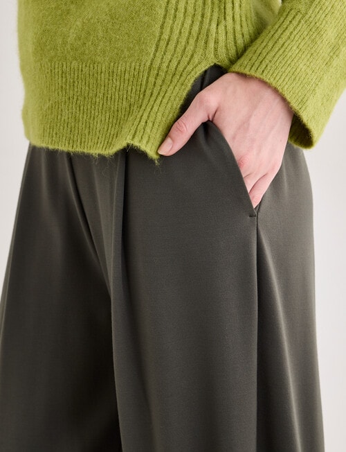 Jigsaw Nova Cocoon Ponti Pant, Khaki product photo View 05 L